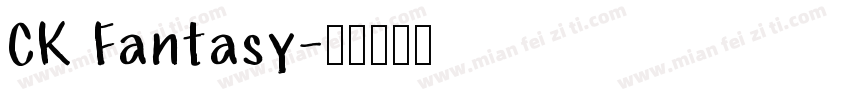 CK Fantasy字体转换